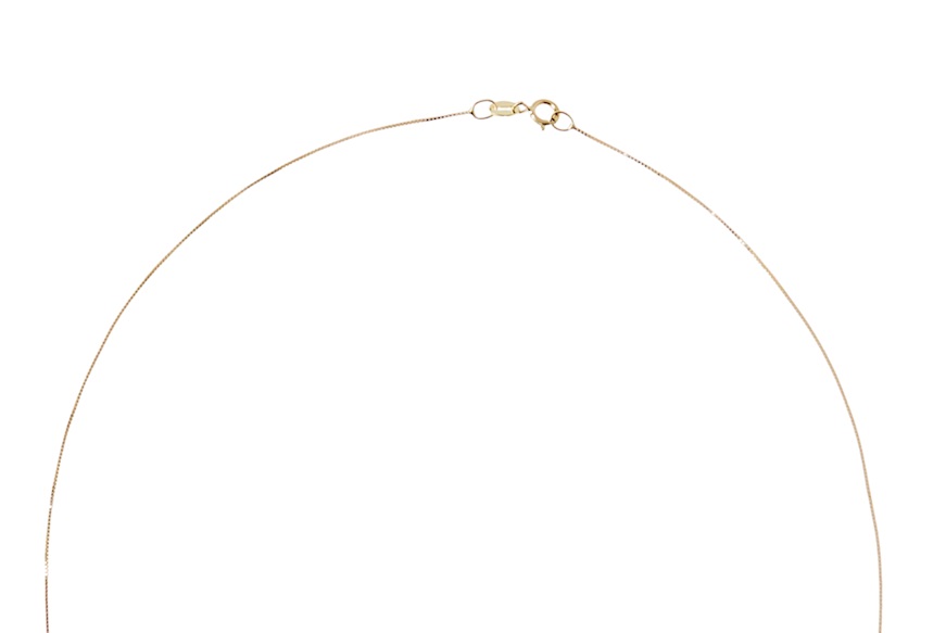 Collana oro 750‰ con diamante cipollina Selezione Zanolli