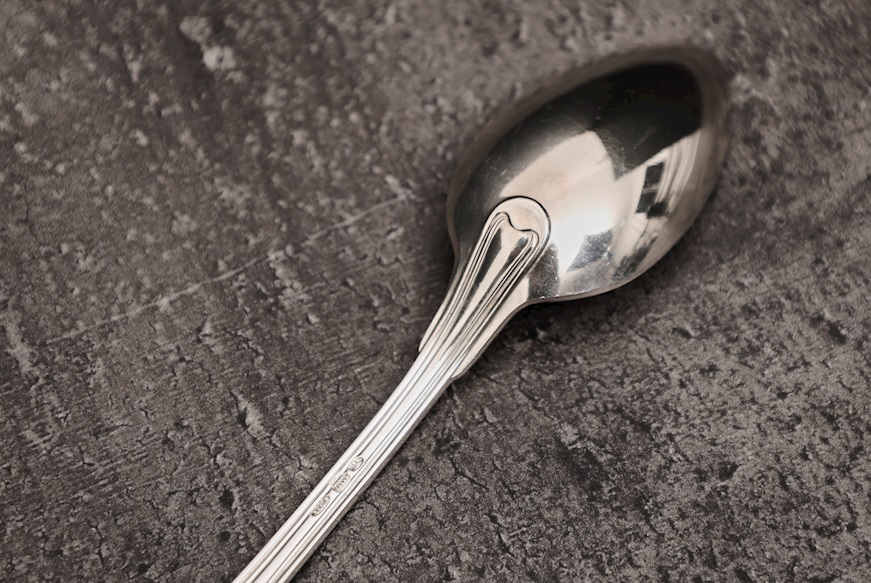 Cucchiaio the argento 28 grammi in stile Mauriziano usato ricondizionato Zanolli Vintage