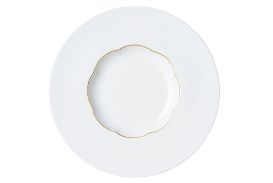 Piatto fondo Sonetto porcellana oro Rosenthal
