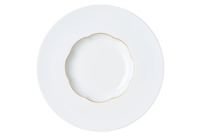Piatto fondo Sonetto porcellana oro Rosenthal