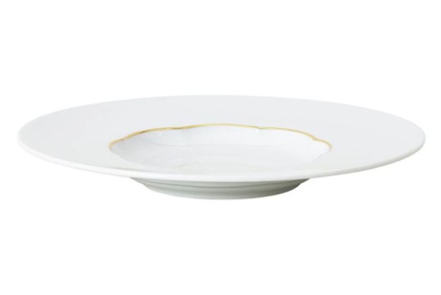 Piatto fondo Sonetto porcellana oro Rosenthal