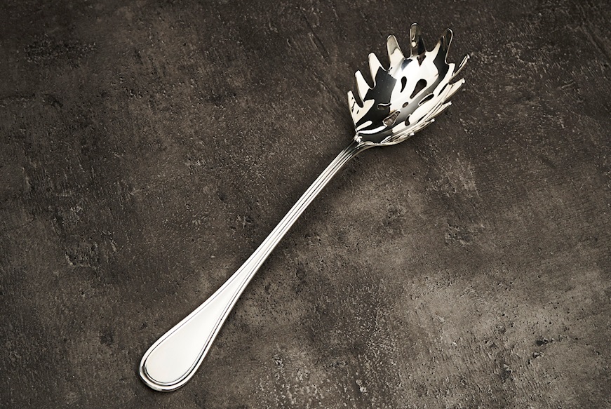Cucchiaio spaghetti argento 165 grammi in stile Inglese usato ricondizionato Zanolli Vintage
