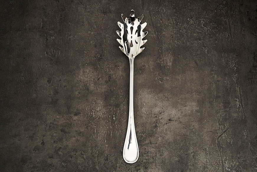 Cucchiaio spaghetti argento 165 grammi in stile Inglese usato ricondizionato Zanolli Vintage