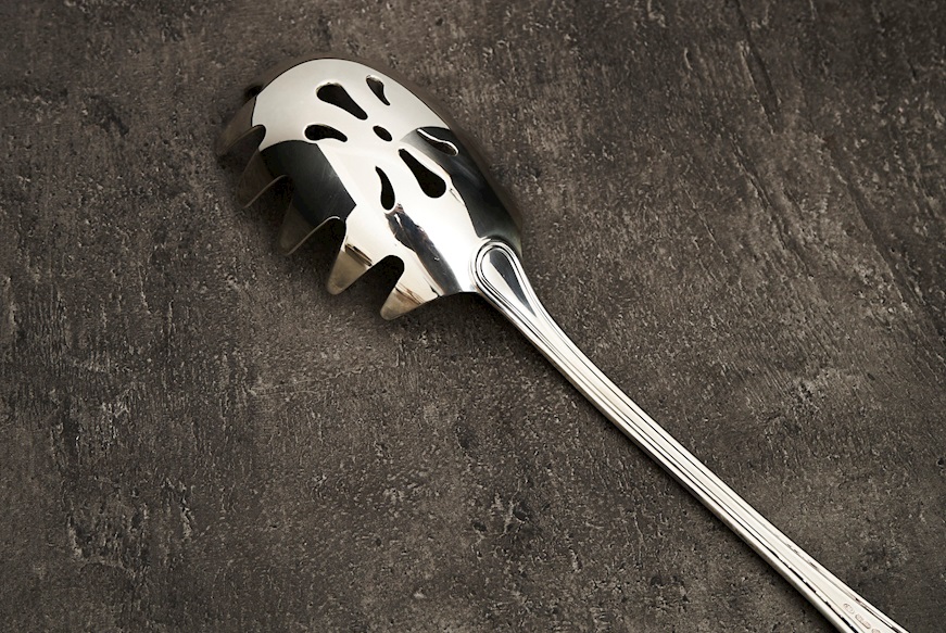 Cucchiaio spaghetti argento 165 grammi in stile Inglese usato ricondizionato Zanolli Vintage
