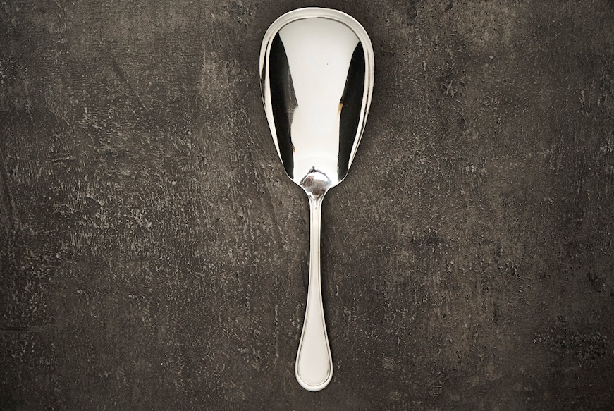 Risotto spoon silver 125 grammi in English style Zanolli Vintage