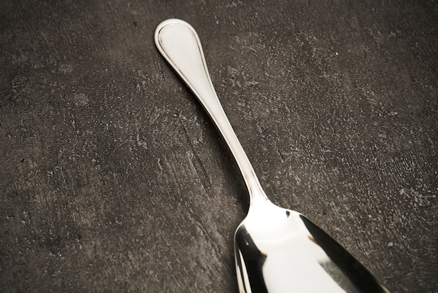 Risotto spoon silver 125 grammi in English style Zanolli Vintage