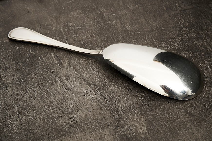 Risotto spoon silver 125 grammi in English style Zanolli Vintage