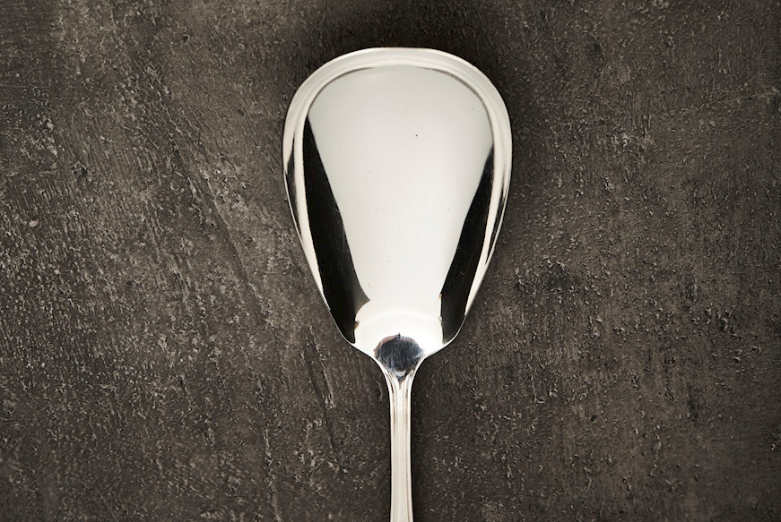 Risotto spoon silver 125 grammi in English style Zanolli Vintage