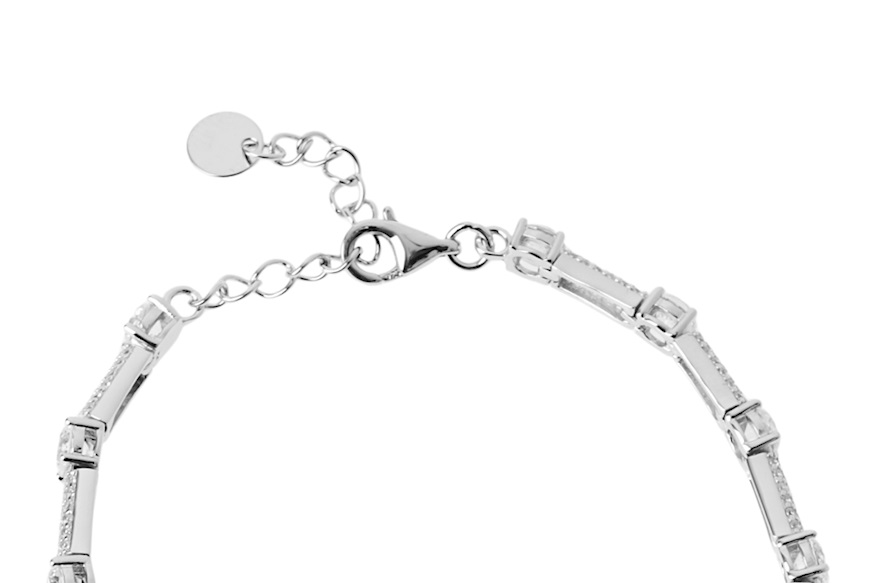 Bracciale argento con zirconi bianchi Sovrani