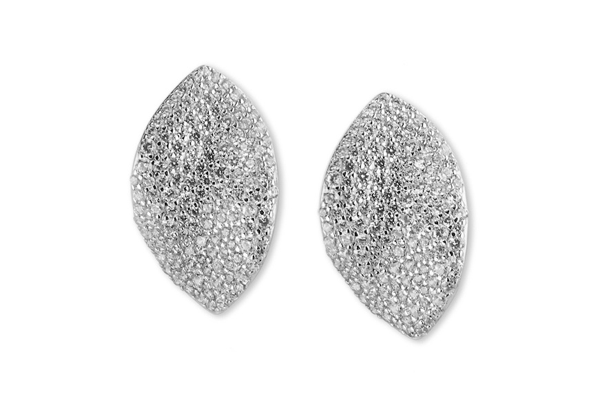 Earrings silver with zircons Sovrani