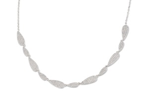 Collana argento con zirconi bianchi Sovrani