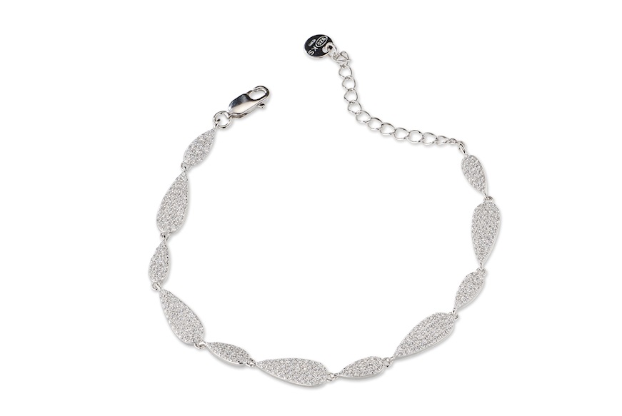 Bracciale argento con zirconi bianchi Sovrani
