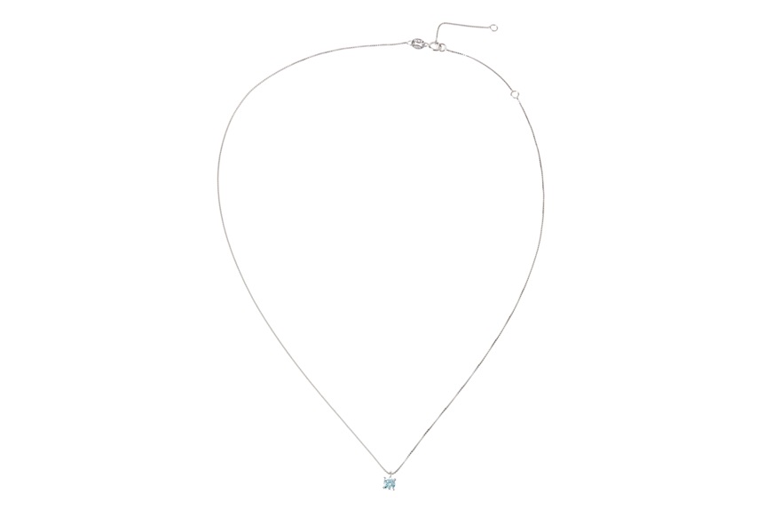 Parure silver with aquamarine zircons Sovrani