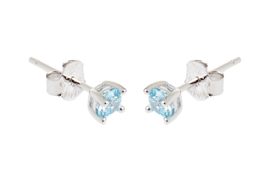 Parure silver with aquamarine zircons Sovrani
