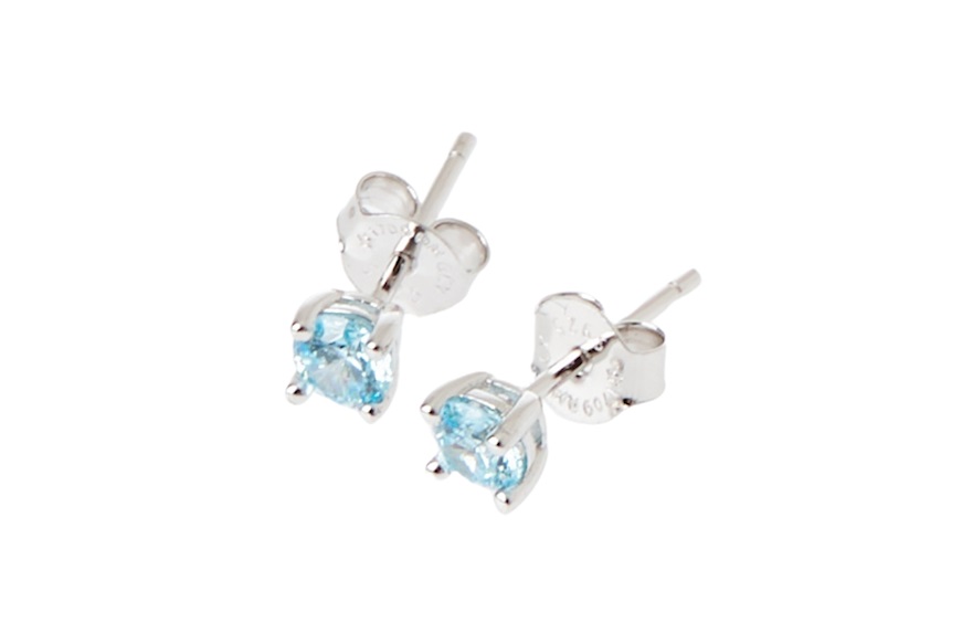 Parure silver with aquamarine zircons Sovrani