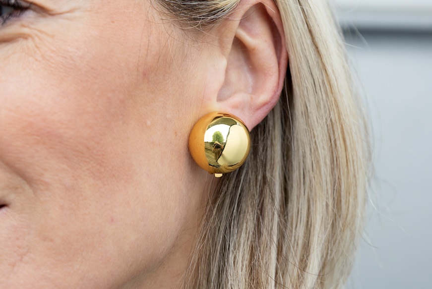 Earrings brass in gold plated brass Sovrani