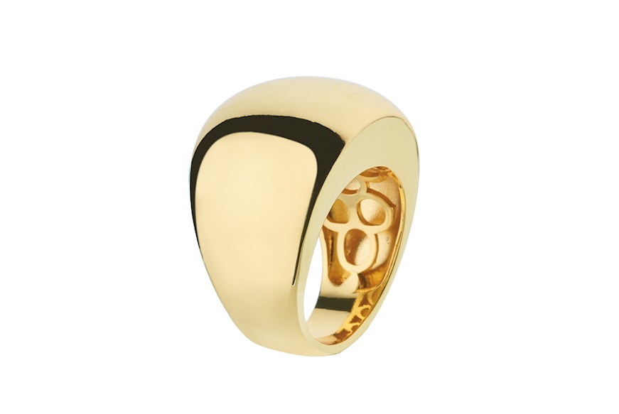 Ring brass in gold plated brass Sovrani
