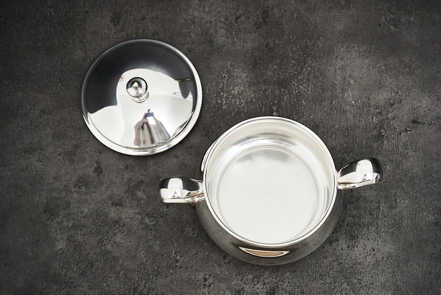 Sugar Bowl silver 322 grammi Zanolli Vintage