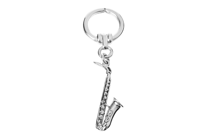 Keyring Sax silver Selezione Zanolli