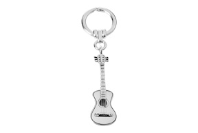 Portachiavi Chitarra argento Selezione Zanolli
