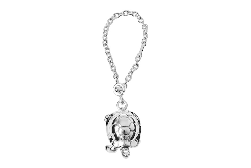 Keyring Turtle silver Selezione Zanolli