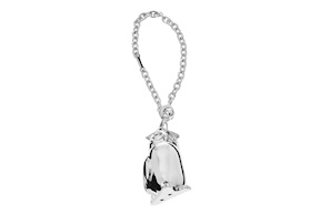 Keyring Owl silver Selezione Zanolli