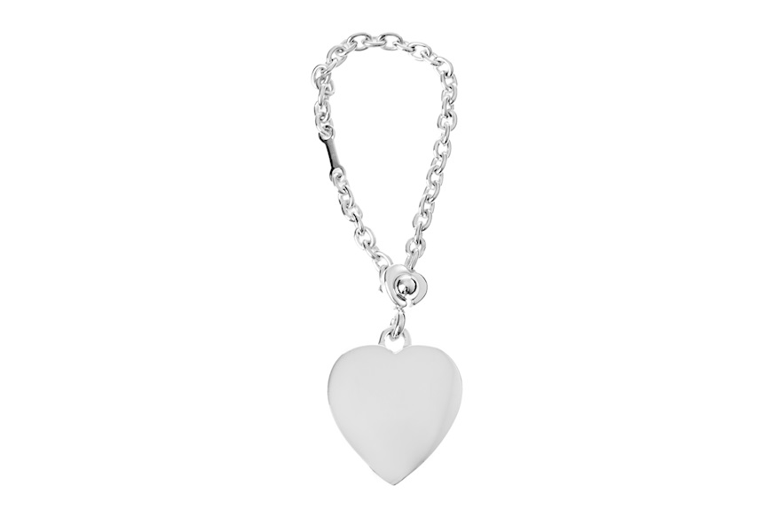 Keyring Heart silver Selezione Zanolli