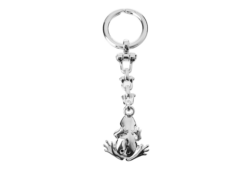 Keyring Frog silver Selezione Zanolli