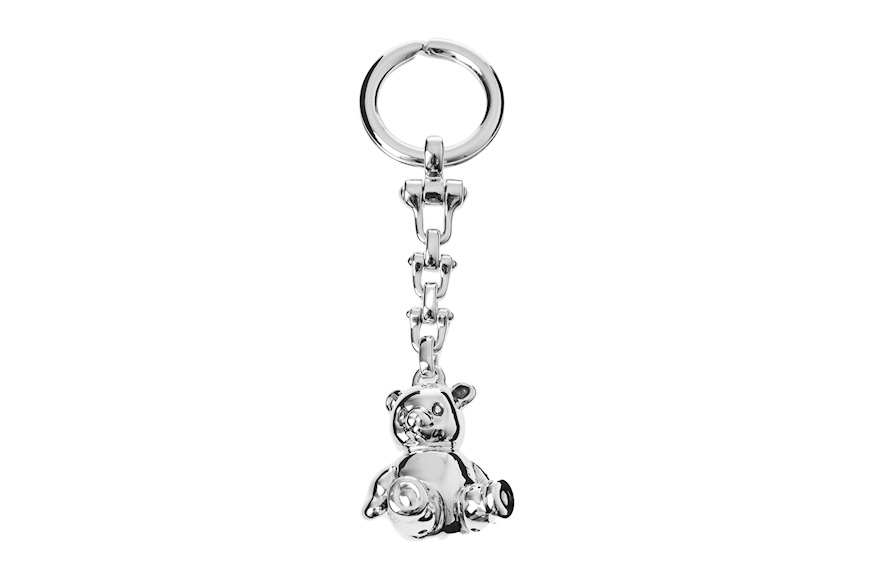 Keyring Teddy Bear silver Selezione Zanolli