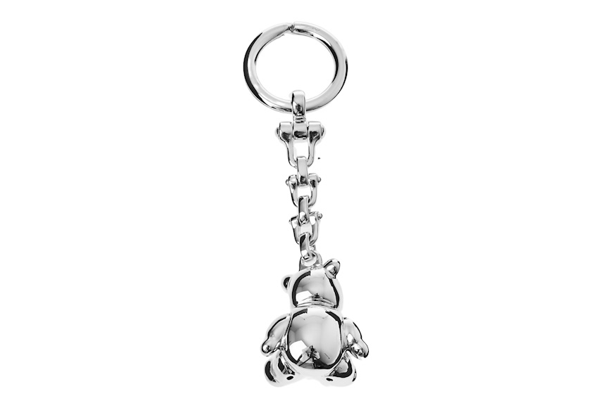 Keyring Teddy Bear silver Selezione Zanolli