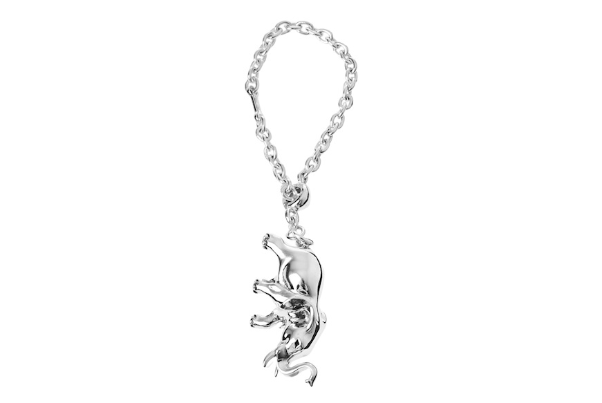 Keyring Elephant silver Selezione Zanolli