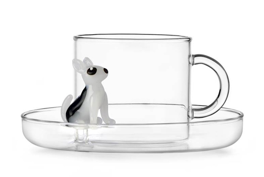 Tazza The con piatto Dog Bull Terrier Ichendorf