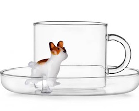 Tazza the con piatto Dogs French Bulldog Ichendorf