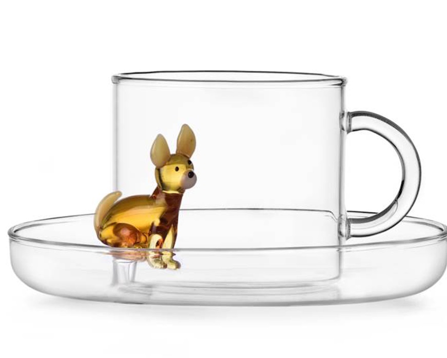 Tazza the con piatto Dogs Chihuahua Ichendorf