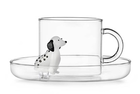 Tazza The con piatto Dog Dalmata Ichendorf