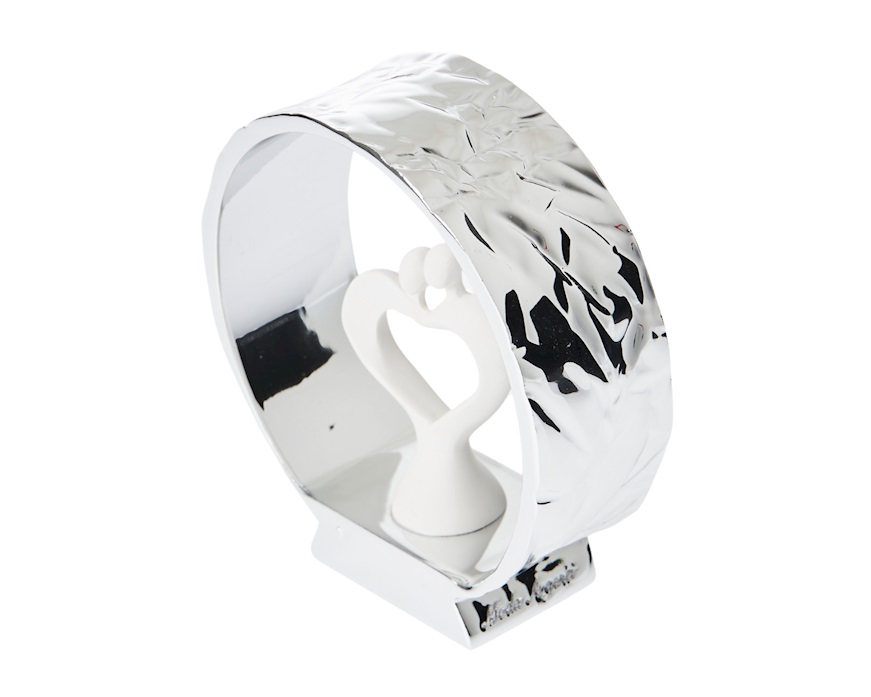 Statuina coppia sposi Anello argento Selezione Zanolli