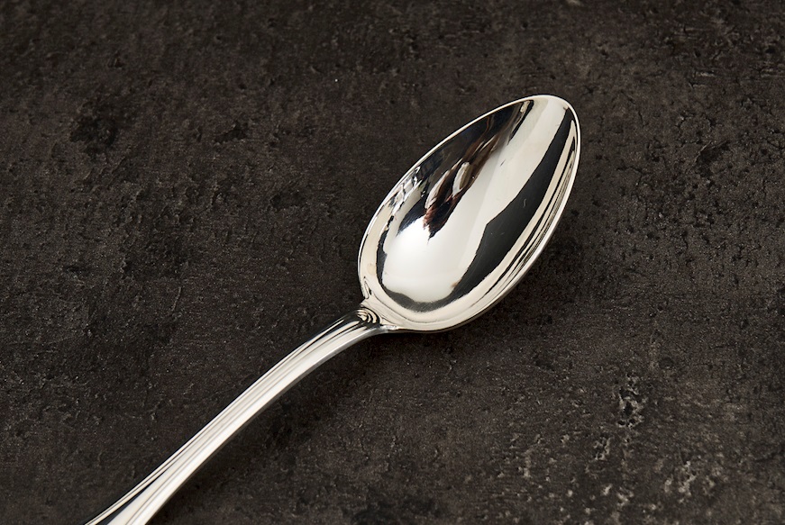 Tea spoon set silver 26,33 grammi 12 pieces Zanolli Vintage