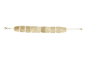 Bracciale argento dorato satinato Selezione Zanolli