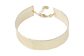 Bracciale argento dorato satinato Selezione Zanolli