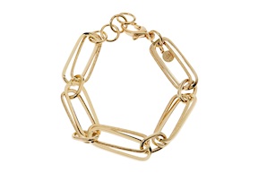 Bracciale argento dorato Selezione Zanolli