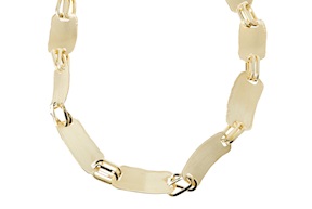 Collana argento dorato satinato Selezione Zanolli