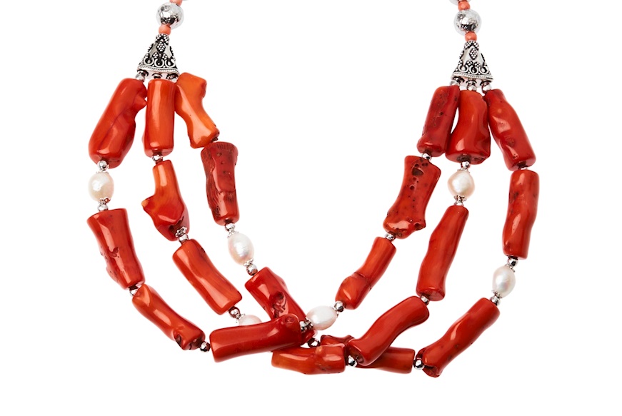 Necklace silver Luisa della Salda