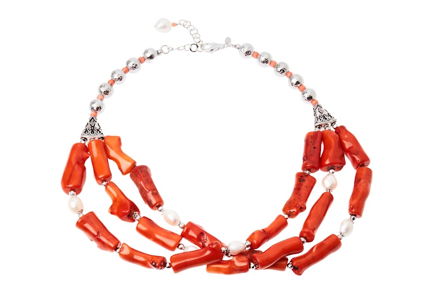 Necklace silver Luisa della Salda