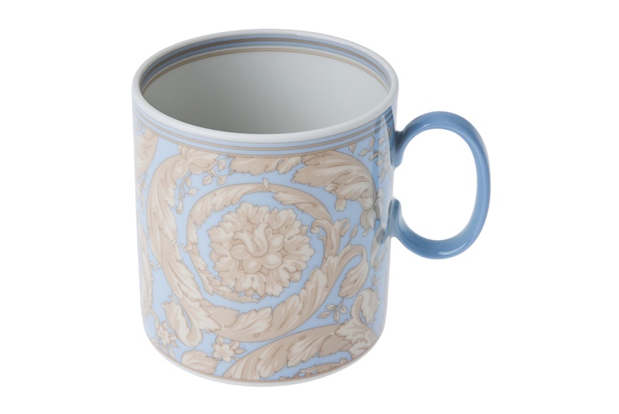 Set Kids Barocco Blue porcellana 3 pezzi Versace