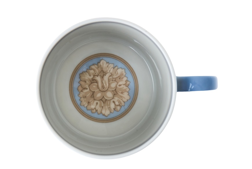 Set Kids Barocco Blue porcellana 3 pezzi Versace