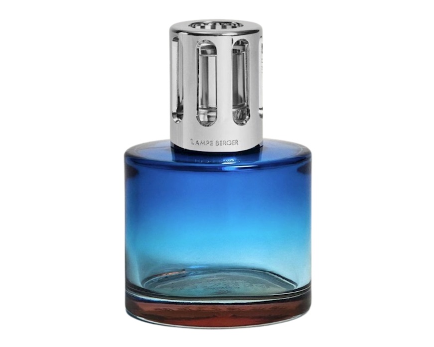 Gift pack lamp Pure Blue with 250 ml perfume Caresse de Coton Maison Berger Paris