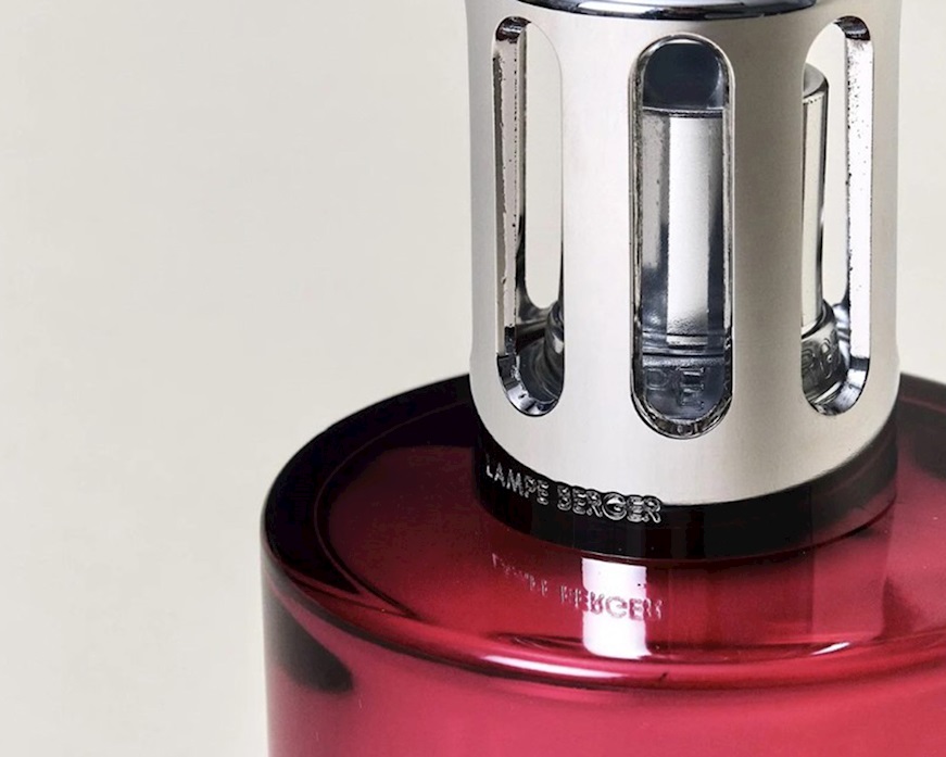 Gift pack lamp Pure Rose with 250 ml perfume Sous les Magnolias Maison Berger Paris