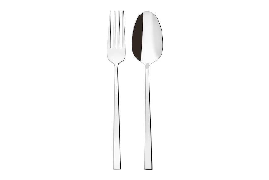 Cutlery serving set Rock steel 2 pieces Sambonet