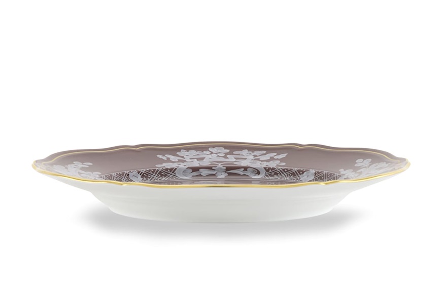 Dinner plate Oriente Italiano Castagn porcelain Richard Ginori