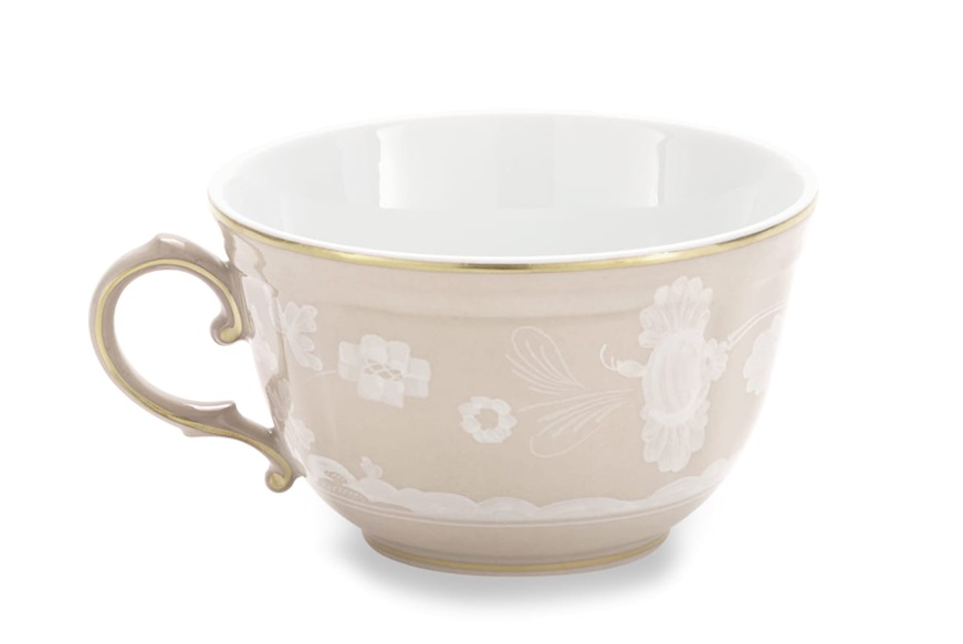 Tea cup Oriente Italiano Meringa porcelain Richard Ginori